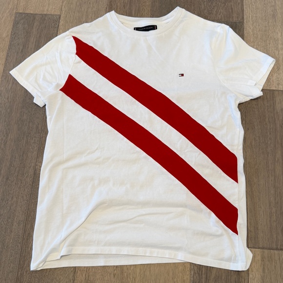 Tommy Hilfiger Banner Stripe T-Shirt - Picture 3 of 7